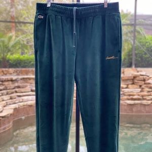men's live golden signature velvet sweatpants